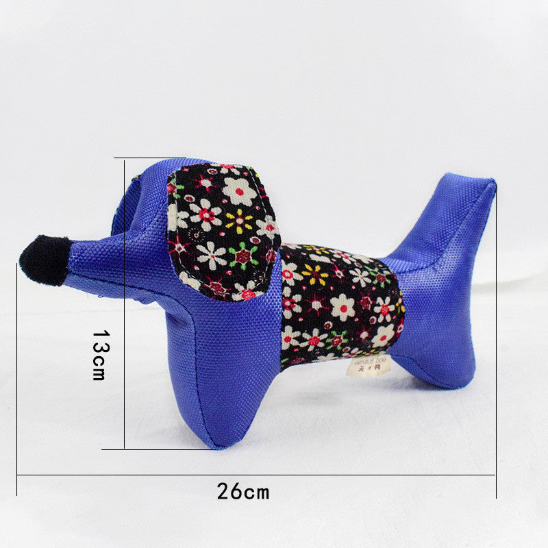 Söt och mjuk plyschleksak med pip, perfekt present till hund eller valp, tålig och aktiverande hundleksak.