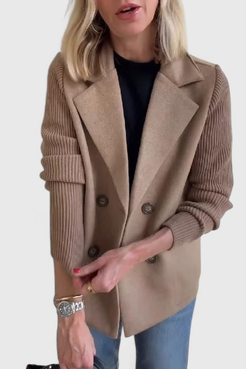 Snygg damklädsel med fokus på kavajens eleganta design