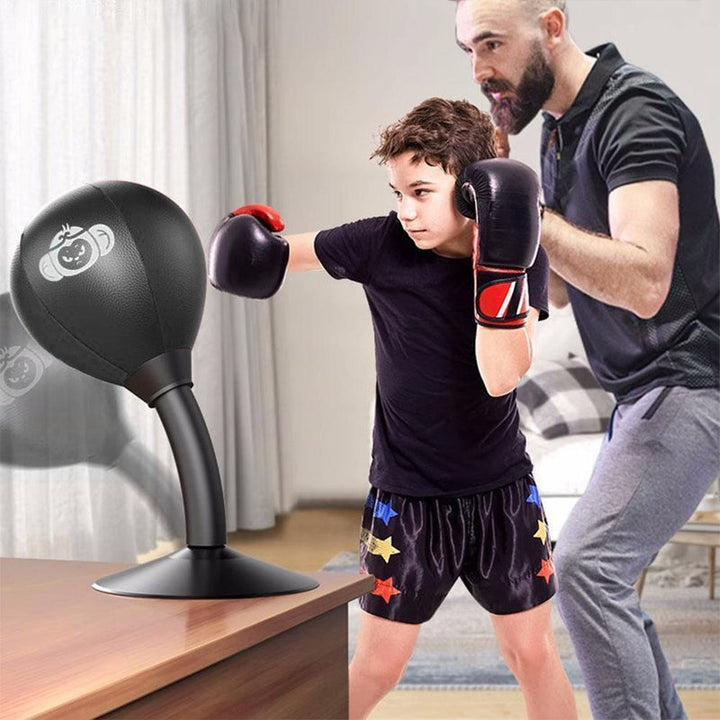 "Anti-stress bordsboxsäcksset för vuxna och barn, idealisk för stressavlastning, med modern design och hållbara material."