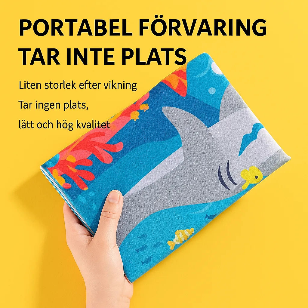 AquaPaw vattenlekmatta, djurtillbehör för lek och svalka. Perfekt sommarlek för alla husdjur utomhus.