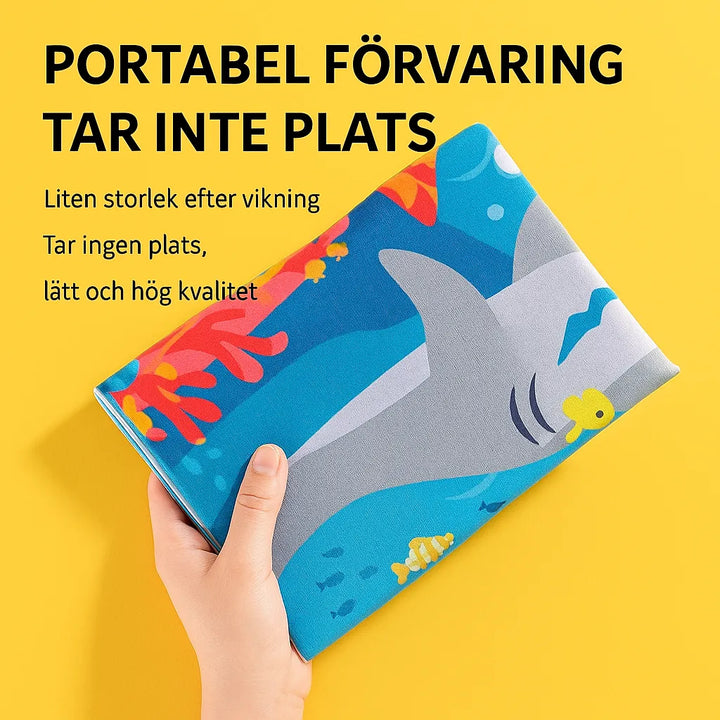 AquaPaw vattenlekmatta, djurtillbehör för lek och svalka. Perfekt sommarlek för alla husdjur utomhus.