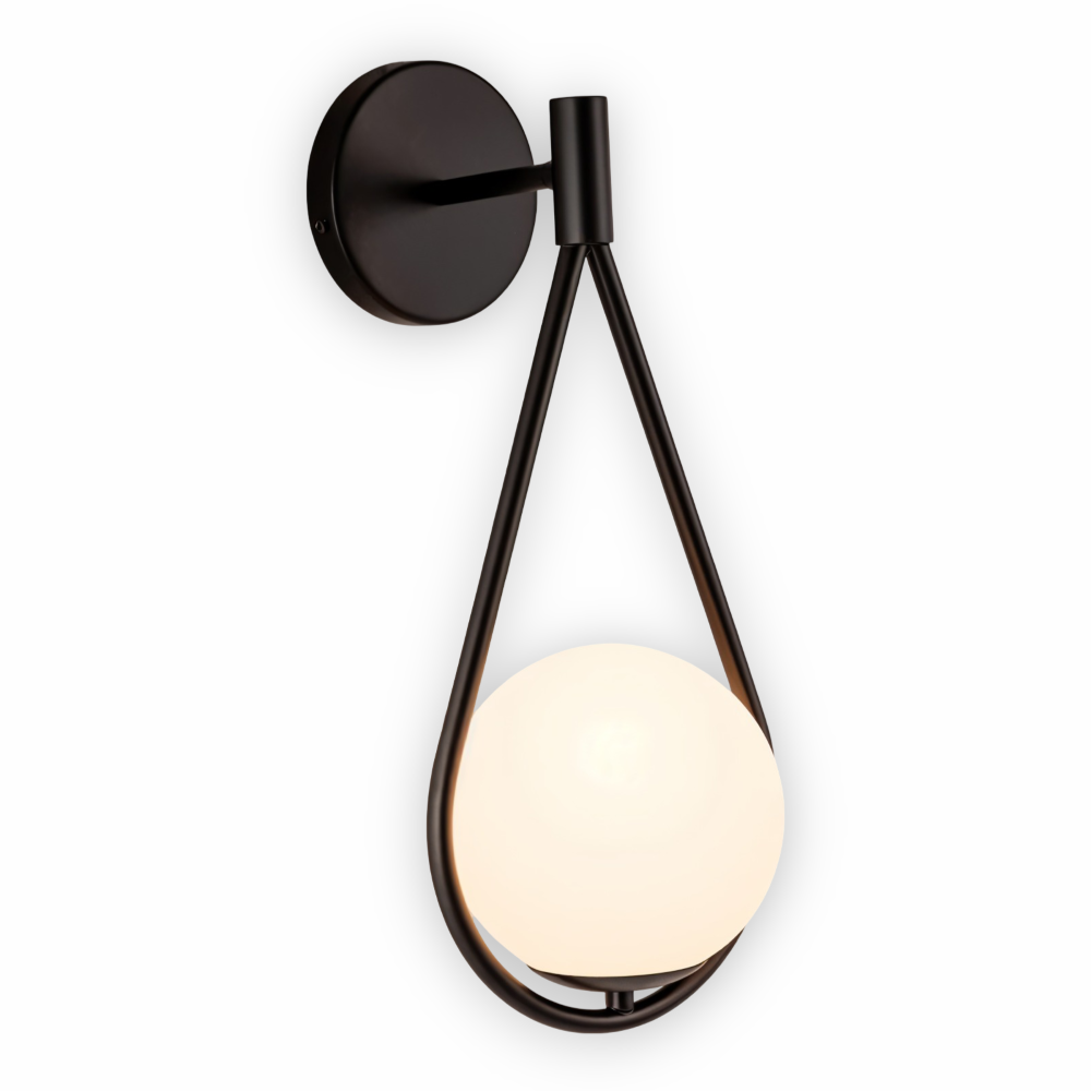 ArtLoop LED-vägglampa, droppformad. Modern belysning och väggdekoration i ett.