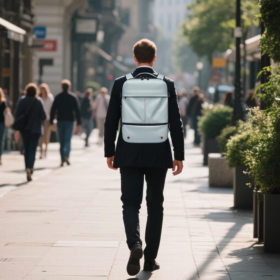 Snygg Arvid unisex ryggsäck, vattentät & expanderbar. Vakuumkomprimering för effektiv packning på äventyr.
