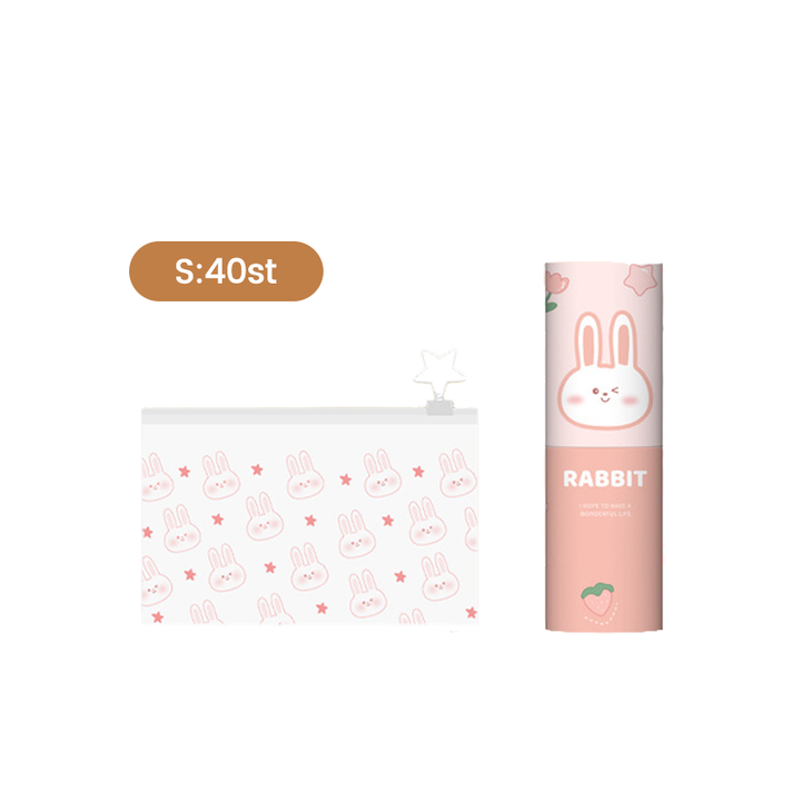 Återanvändbar plastpåse med dragkedja för förvaring, transparent design, idealisk för kökslagring och organisering.