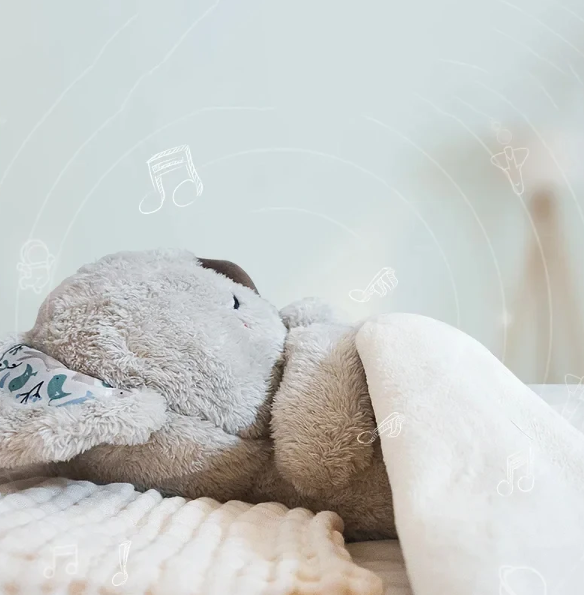 Kramgo koala som lugnande nattlampa och sovkamrat för barnrummet