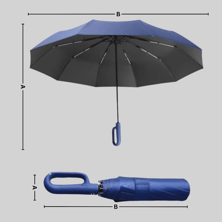 Klassisk design på vindtåligt paraply med snabb automatisk funktion