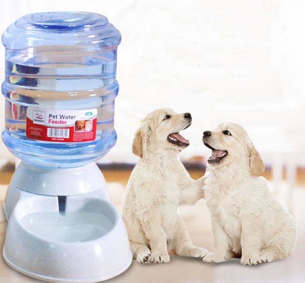 Automatisk hundmatare & vattenautomat som förenklar utfodring för hundar och valpar. Bekväm djurmatare.