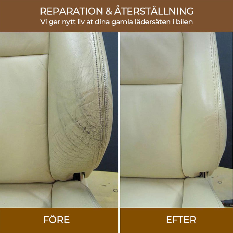 "Avancerad Läderreparationsgel för färgkorrigering av läder och vinyl, enkel applikation, mot repor och sprickor"