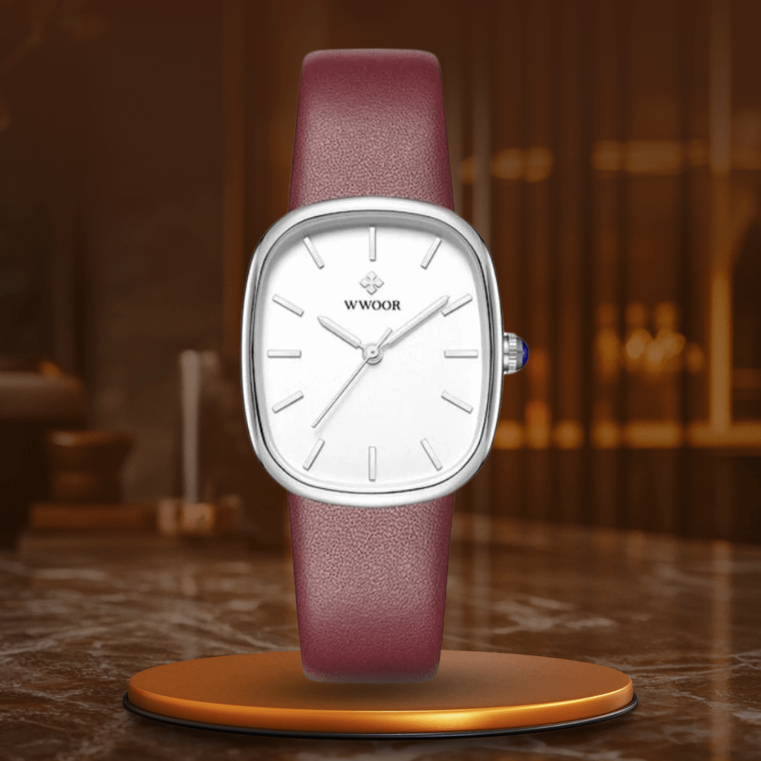 Elegant Kvartsur med Rem
