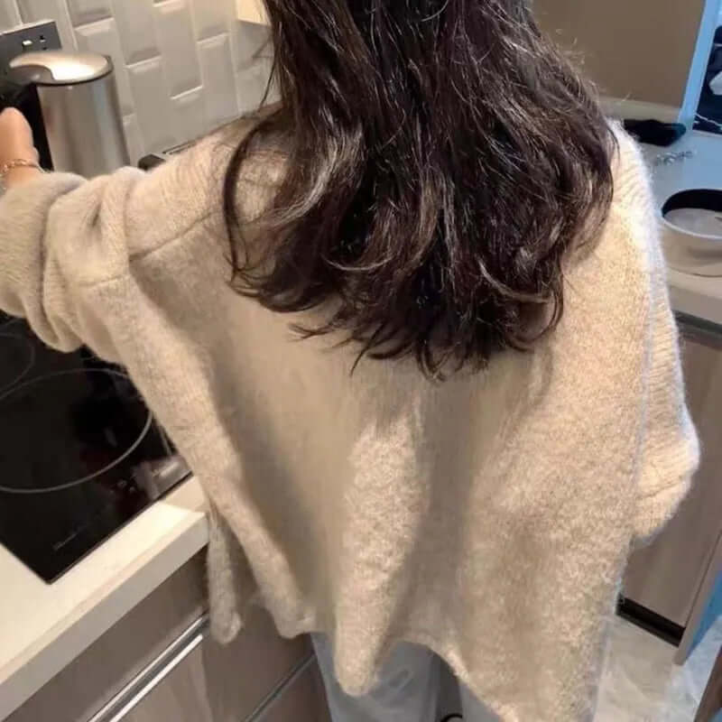 Varm & Mysig Stickad Cardigan för Damer