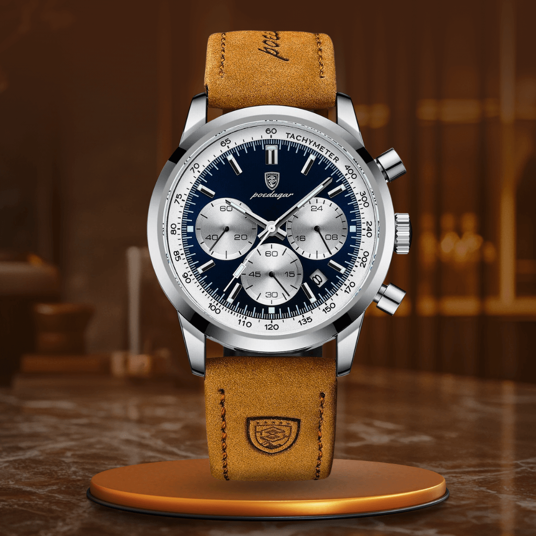 Elegant Klocka med Rem