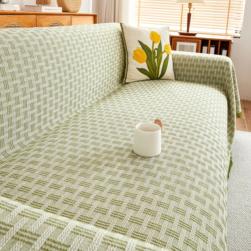 Soffskydd i hemtextil material som skyddar mot smuts och slitage