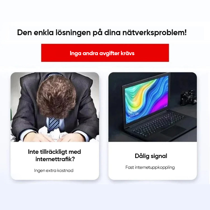 "Bärbar trådlös WiFi-router med 4G/5G-antenn, kompakt design, vit färg, 2100mAh batteri för lång användningstid."