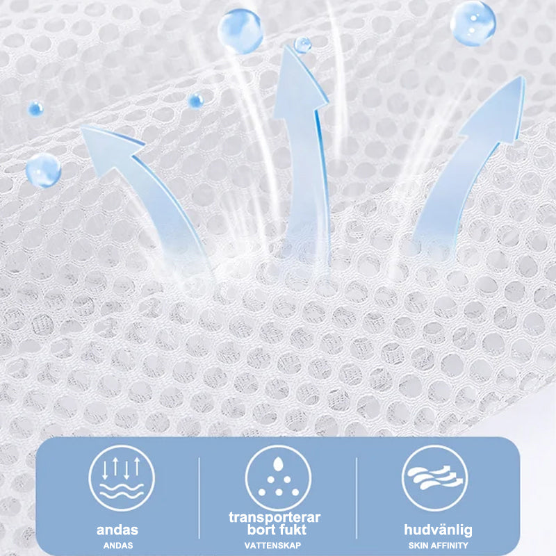 Bärsele för barn i ljus sjögrön, justerbar och lättviktig med ventilerande 3D-mesh för optimal komfort och stil.