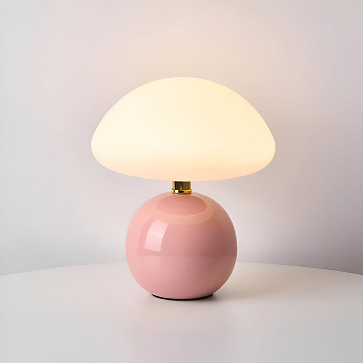 Stilfull svamplampa, LED bordslampa i Bauhaus-design, en modern accent för varje hem.