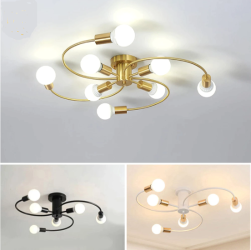 Elegant ambient belysningsarmatur för sovrum med stilren design