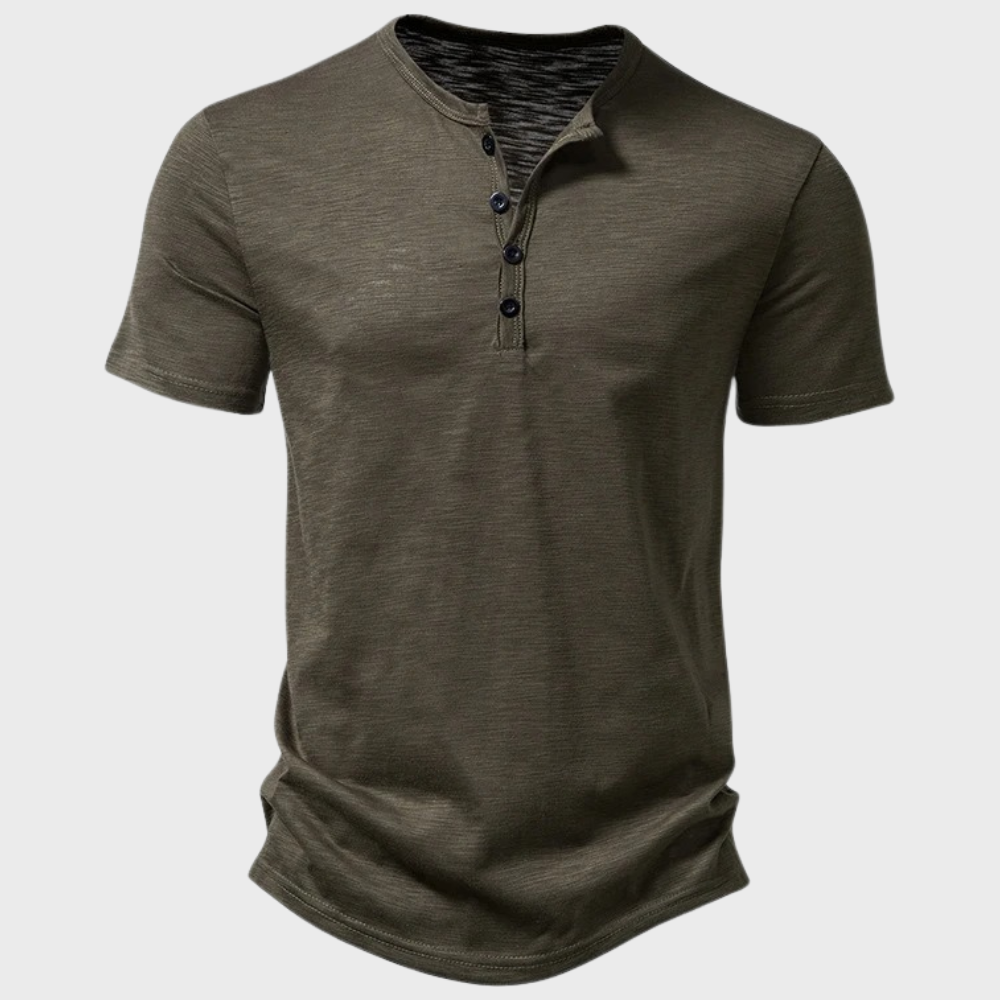 Stilren kortärmad herr t-shirt för sommar. Perfekt för casual mode och bekväm fritid.