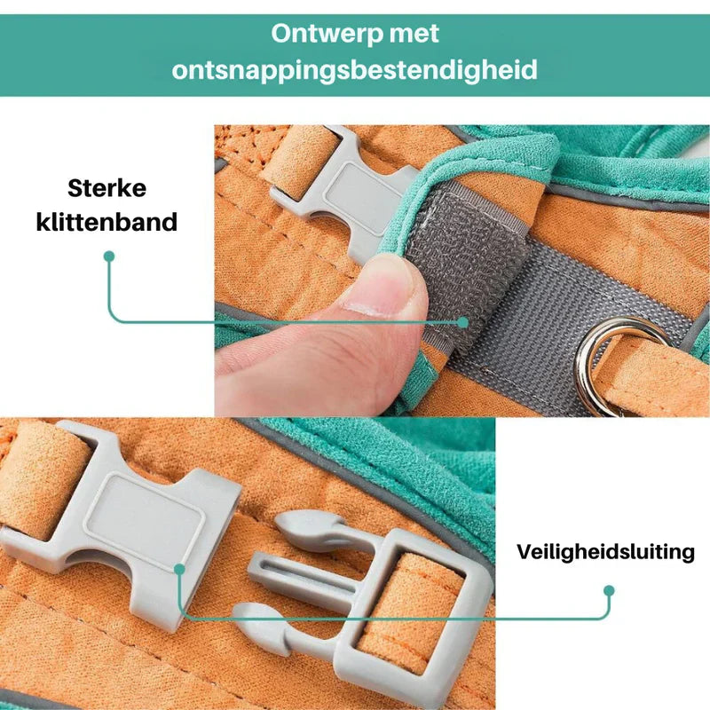 Slitstark kattsele för långa äventyr, designad för maximal säkerhet och komfort.