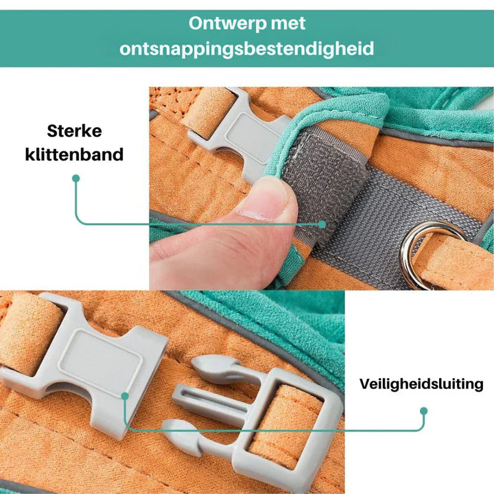 Slitstark kattsele för långa äventyr, designad för maximal säkerhet och komfort.