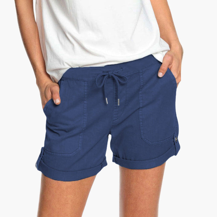 Mjuka pull-on damshorts för maximal komfort. Perfekta casual shorts för avkoppling och aktiva dagar.