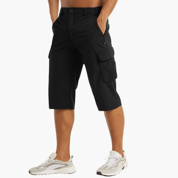 Stilrena och bekväma herr cargo shorts med rakpassform, idealiska för sommar och fritidsaktiviteter.