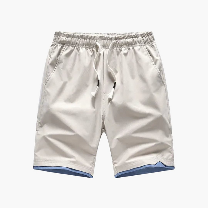Herrshorts perfekta för sport och fritid. Med bekväm resårmidja och dragsko för aktiv användning på sommaren.