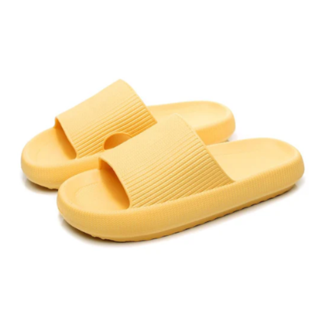Komfortabla vardagsskor, fungerar som tofflor och lätta sandaler med bra fotstöd.