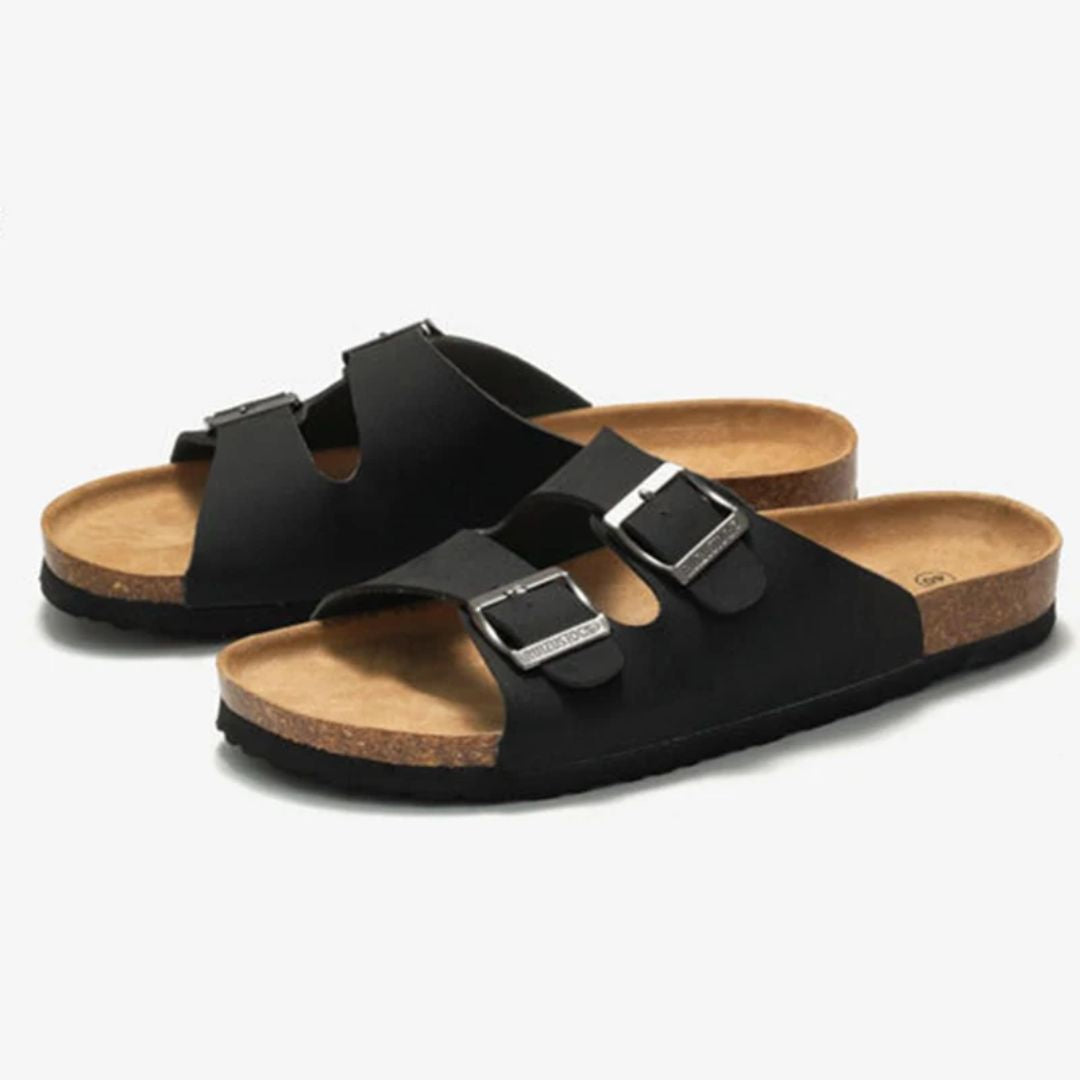 Hållbara unisex sandaler, designade för komfort hela dagen med justerbar passform, perfekta sommarskor.