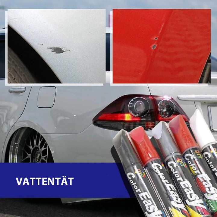 "Bil touch-up målare med multi-applikatorhuvud för enkel reparation av repor och skador på fordon, mångsidig och precis."