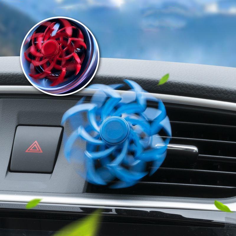 "Bilkonditionering aromaterapi clip, stilren design i olika färger, ABS och aluminium, fräschar upp bilens interiör."