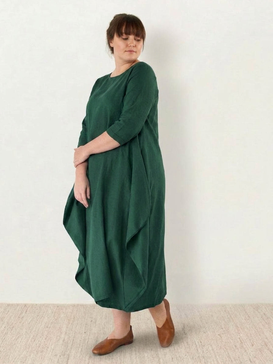 Oversized damklänning för en avslappnad och trendig look