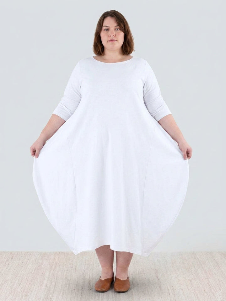 Oversized sommarklänning för dam med ledig silhuett