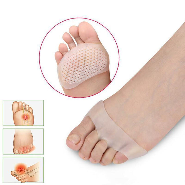 Metatarsal kuddar som placeras på framfoten för extra stöd