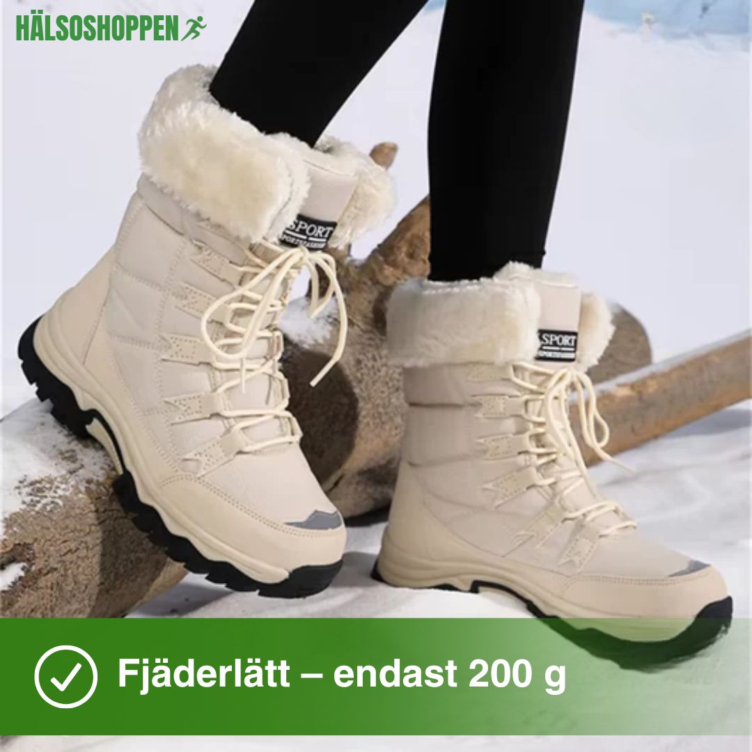Bekväma, vattentäta vinterskor för unisex med robust halkfri sula. Idealisk för kalla & hala underlag.