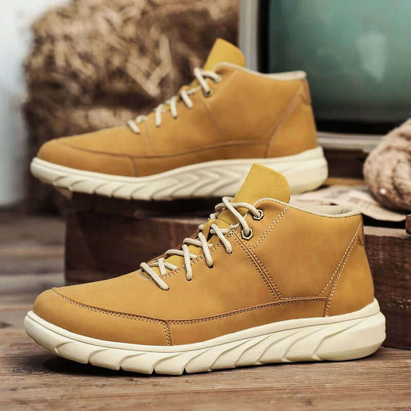 Herr High-Top Sneakers med Dämpad Innersula