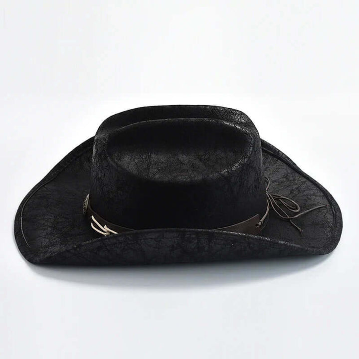 Cowboyhatt med benpärlor – Westernstil