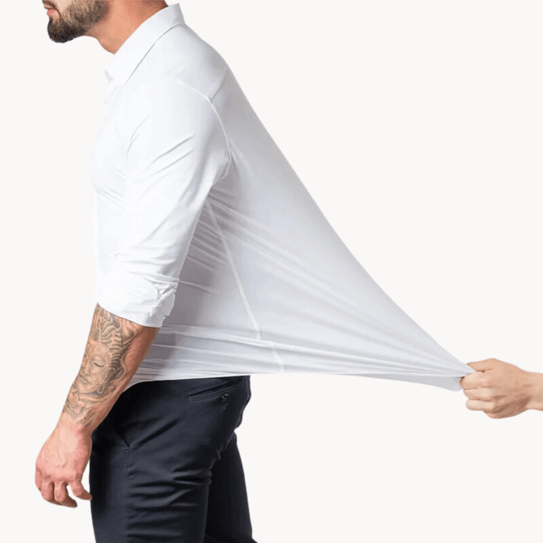 Herrskjorta med Stretch och Skrynkelfritt