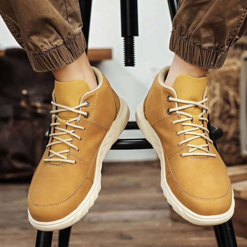 Herr High-Top Sneakers med Dämpad Innersula