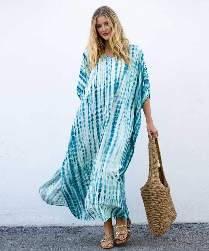 Ornella Kaftan - Lös, avslappnad kaftan för dam