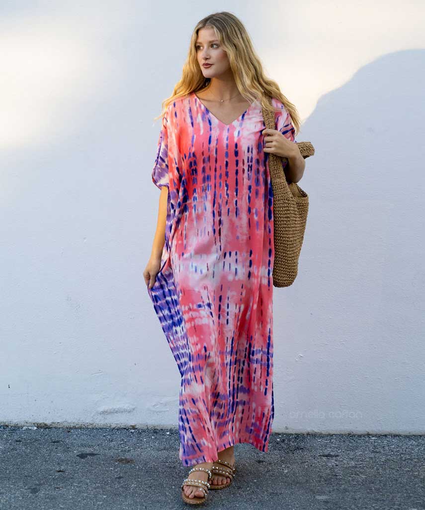 Ornella Kaftan - Lös, avslappnad kaftan för dam