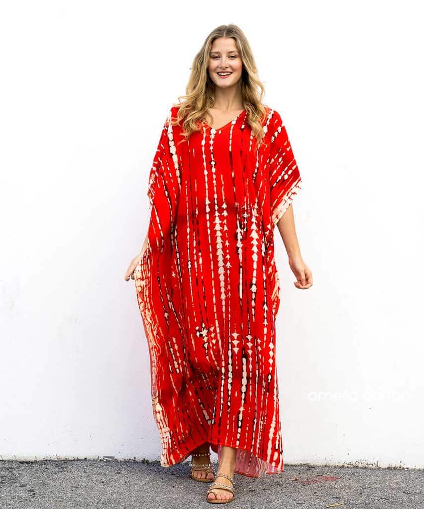 Ornella Kaftan - Lös, avslappnad kaftan för dam