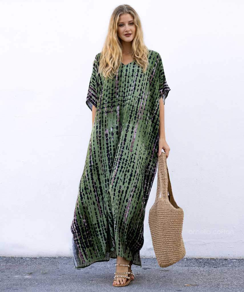 Ornella Kaftan - Lös, avslappnad kaftan för dam