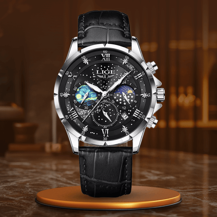 Elegant Moonphase Klocka