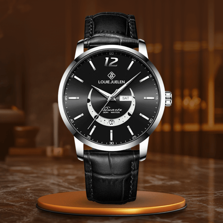 Elegant Luminous Moonphase Klocka