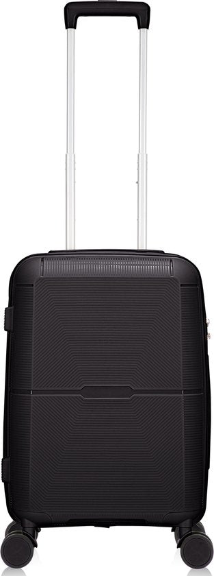 Capri hård handbagageväska: Unisex med TSA-lås och spinnerhjul – din stilrena resekompanjon.