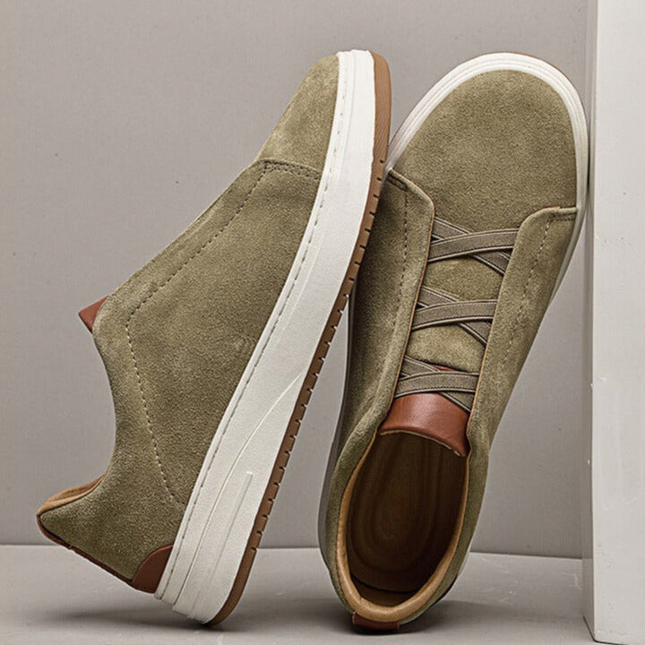 Snygga och enkla slip-ons för herr uppifrån