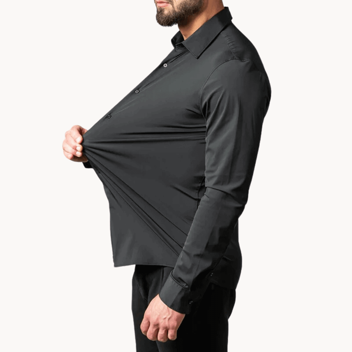 Herrskjorta med Stretch och Skrynkelfritt