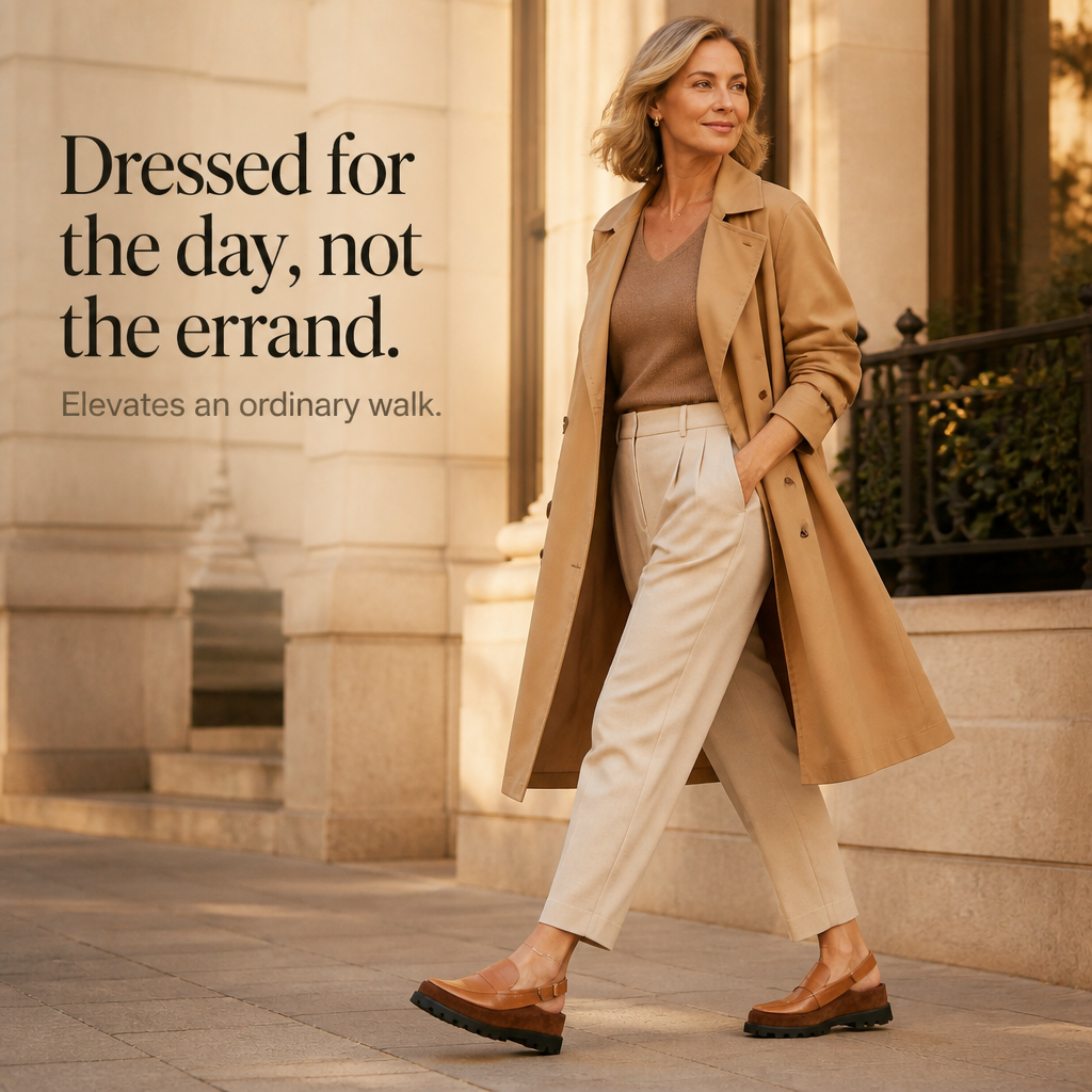 Elegant dam-skor med slingback-rem i klassisk svart nyans för vardag