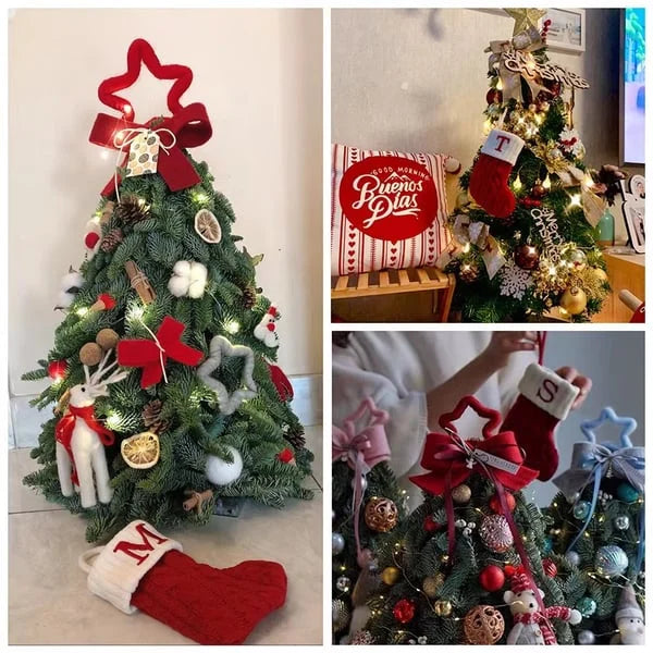 "Charmiga julbrev presentstrumpor med unik design, perfekt för juldekoration; högkvalitativa material och färgglada detaljer.