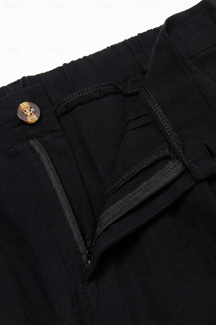 Moderna och avslappnade sommarshorts för män i premium tyg